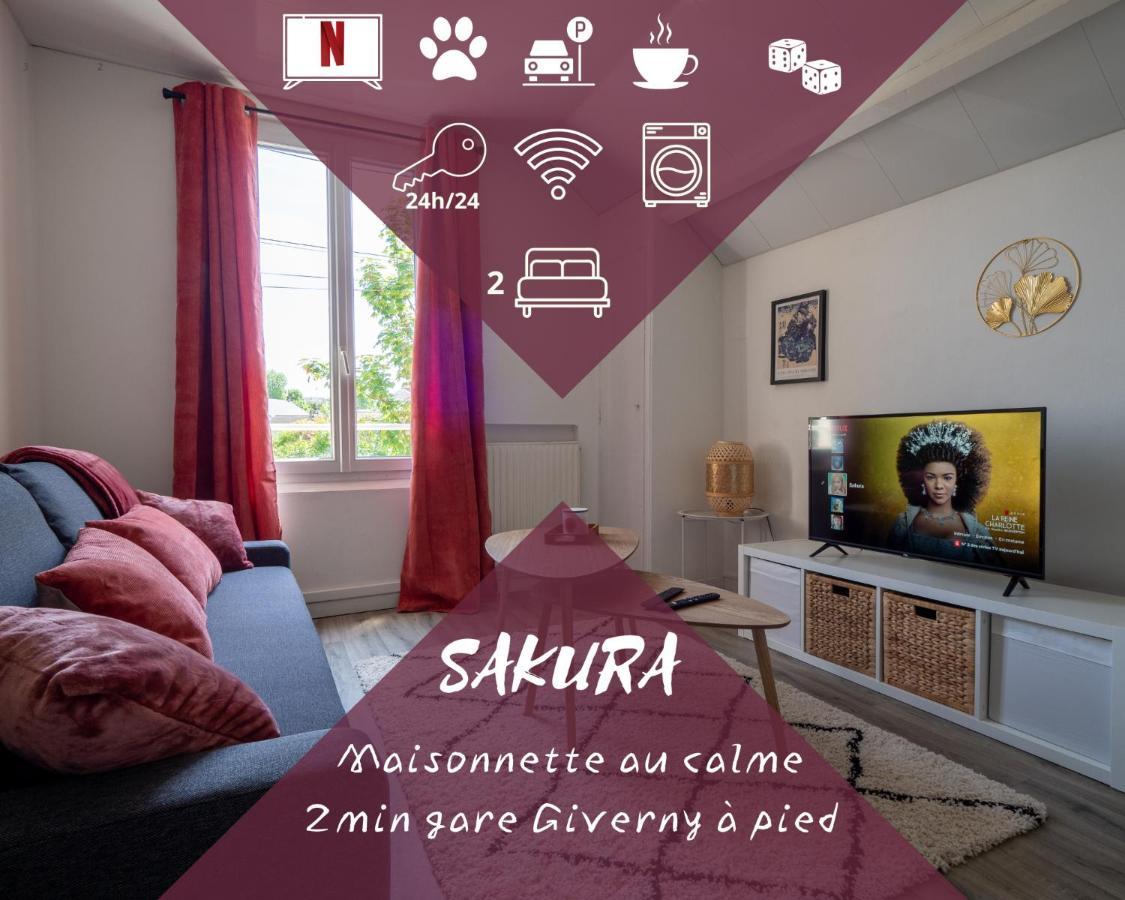 הוילה ורנו Sakura -Maisonnette Gare Giverny מראה חיצוני תמונה
